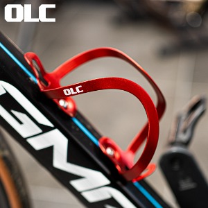 OLC 자전거 물통케이지 알루미늄 - 레드